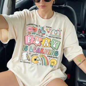 Retro Play Is Learning Kindergarten Teacher Team Shirt