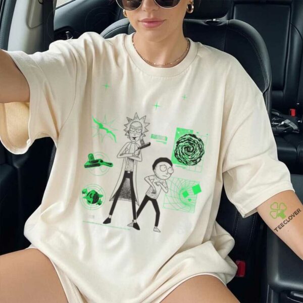 Rick And Morty Merch Galactic Adventure Portal Shirt