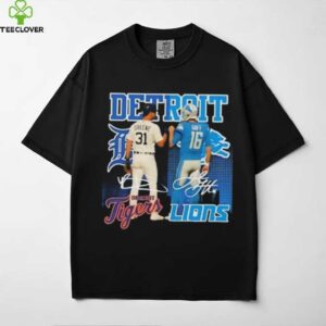 Riley Greene Detroit Tigers X Jared Goff Detroit Lions Star Power shirt