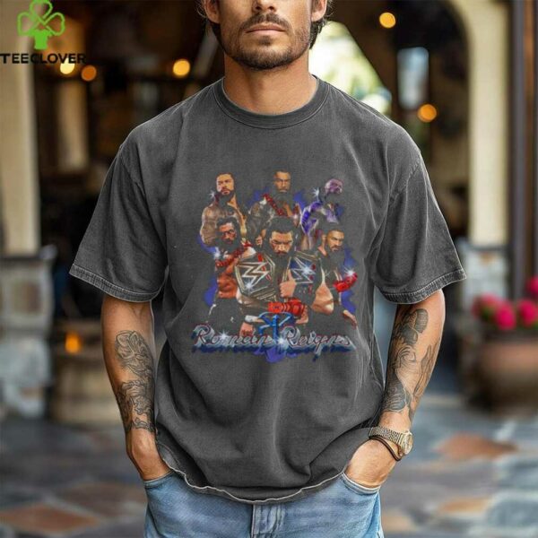 Roman Reigns Wrestling SmackDown WWE graphic shirt