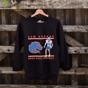 Sam Brooks illustrated Boise State football shirt