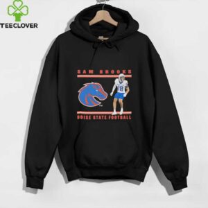 Sam Brooks illustrated Boise State football shirt