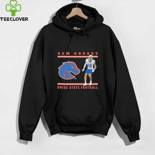 Sam Brooks illustrated Boise State football shirt