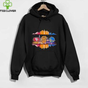 San Francisco 49ers San Francisco Giants Golden State Warriors Skyline City Logo shirt