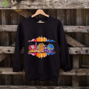 San Francisco 49ers San Francisco Giants Golden State Warriors Skyline City Logo shirt