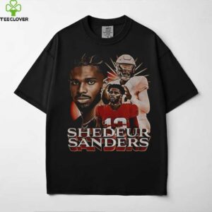 Shedeur Sanders 2 Cleveland Browns Football NFL cartoon signature shirt