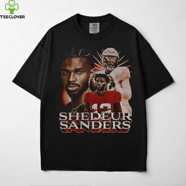 Shedeur Sanders 2 Cleveland Browns Football NFL cartoon signature shirt