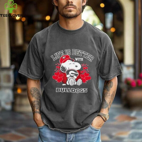 Snoopy Life Is Better With Georgia Bulldogs shirt