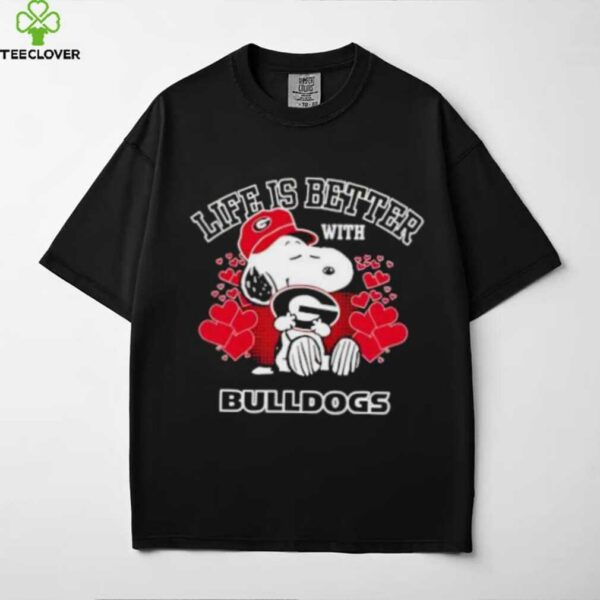 Snoopy Life Is Better With Georgia Bulldogs shirt