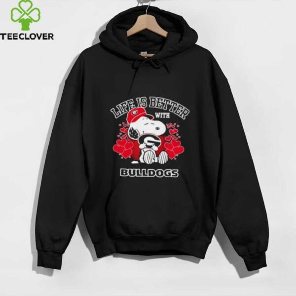 Snoopy Life Is Better With Georgia Bulldogs shirt