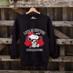 Snoopy Life Is Better With Georgia Bulldogs shirt