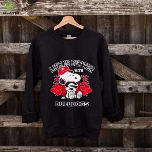Snoopy Life Is Better With Georgia Bulldogs shirt