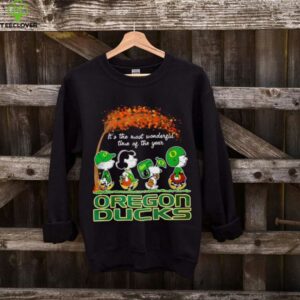 Snoopy and Friends it’s the most wonderful time of the year Oregon Duck shirt