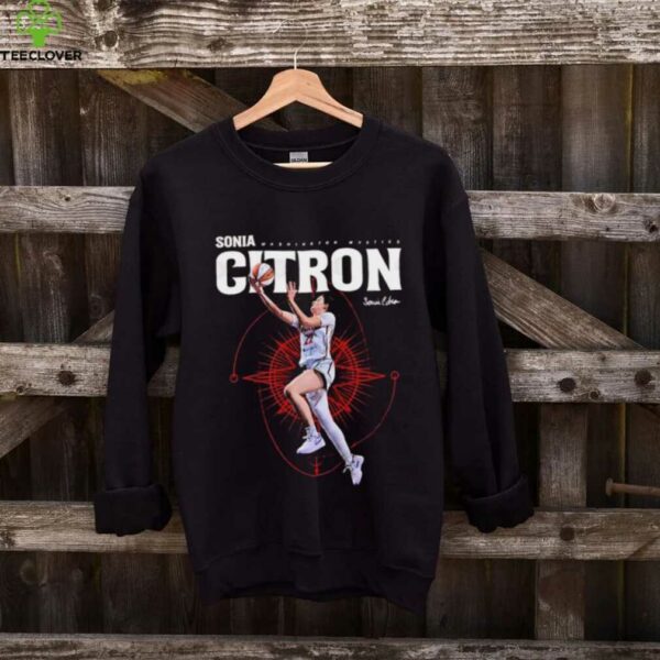 Sonia Citron lay up signature Washington Mystics shirt