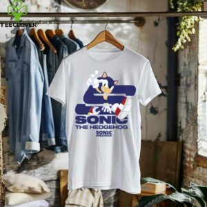 Sonic The Hedgehog Cool Radical Running Pose Logo Shirt