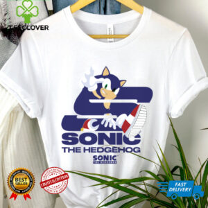 Sonic The Hedgehog Cool Radical Running Pose Logo Shirt