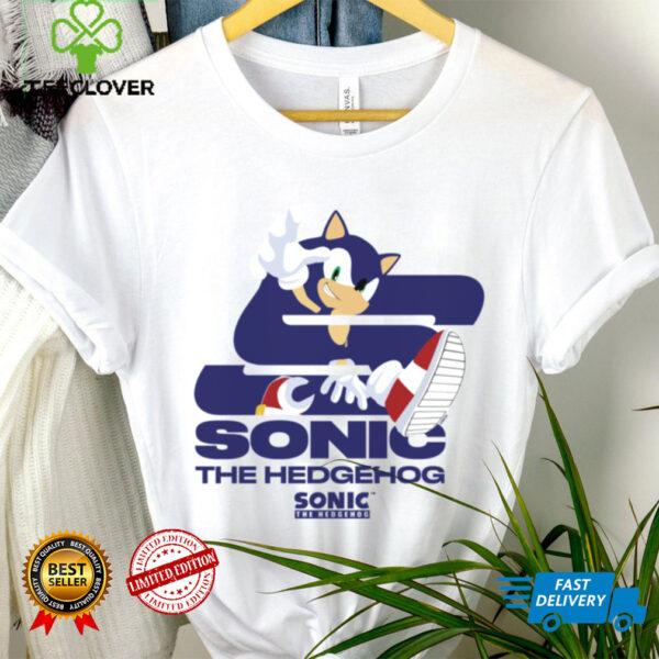 Sonic The Hedgehog Cool Radical Running Pose Logo Shirt
