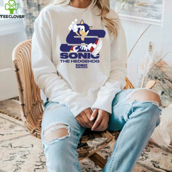 Sonic The Hedgehog Cool Radical Running Pose Logo Shirt