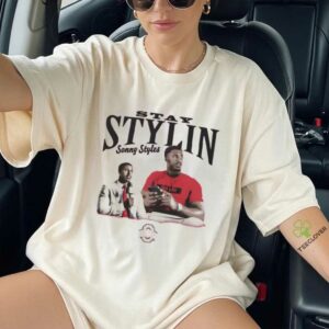 Sonny Styles portrait stay stylin Ohio State shirt