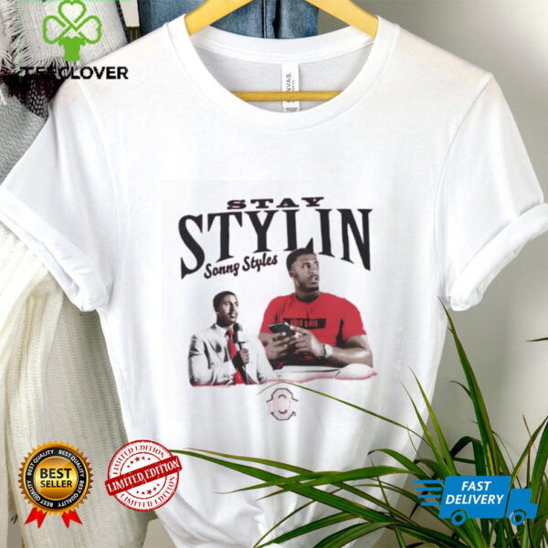 Sonny Styles portrait stay stylin Ohio State shirt