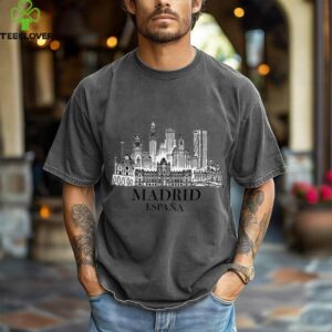 Souvenir From Madrid Spain Skyline EspañA Vacation Shirt