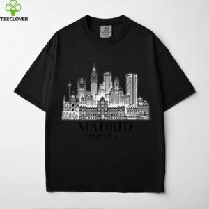 Souvenir From Madrid Spain Skyline EspañA Vacation Shirt