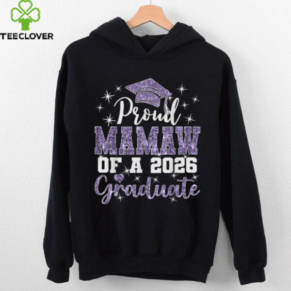 Super Proud Mamaw Of 2026 Graduate Senior Graduation Family Shirt