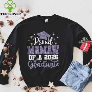 Super Proud Mamaw Of 2026 Graduate Senior Graduation Family Shirt