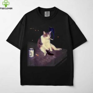 Cigarette Kitten Smoking Cat Meme Stupid Brainrot Shirt