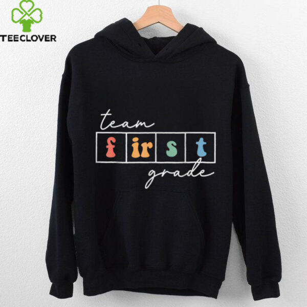 Team First Grade Back To School 1st Grade Teacher Cute Shirt