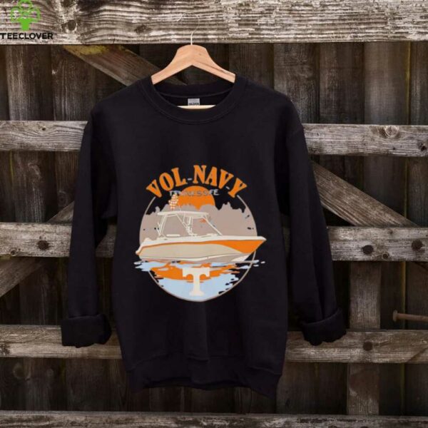 Tennessee volunteers hyper local navy boat shirt