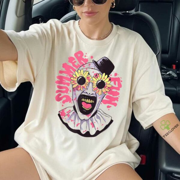 Terrifier Summer Fun Sunglasses Art The Clown Horror Movie Shirt