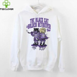 The Black Cat & Golden Retriever Duo T Shirt