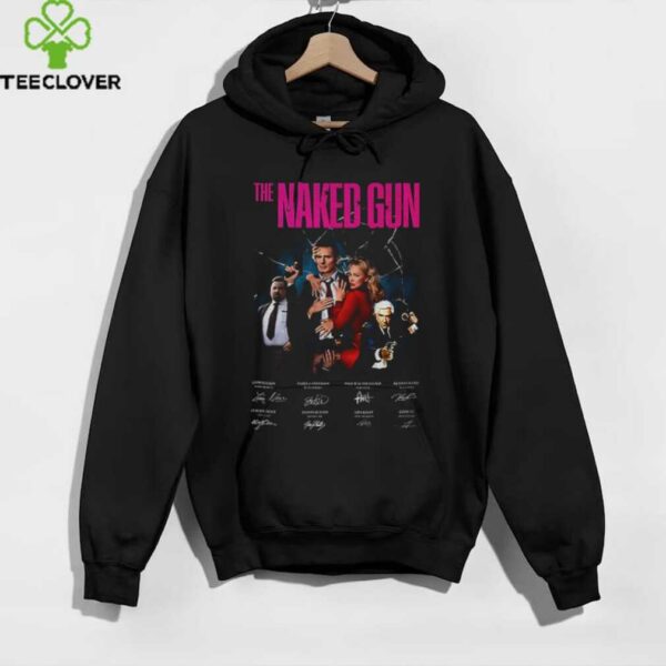 The Naked Gun movie signatures poster shirt