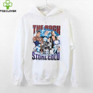 The Rock and Stone Cold WWE graphic shirt