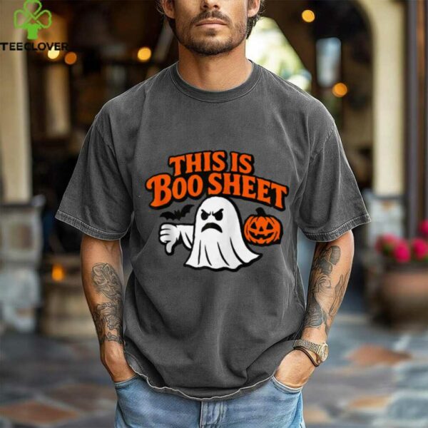 This Is Boo Sheet Hilarious Ghost Pun Halloween Joke Zip Shirt