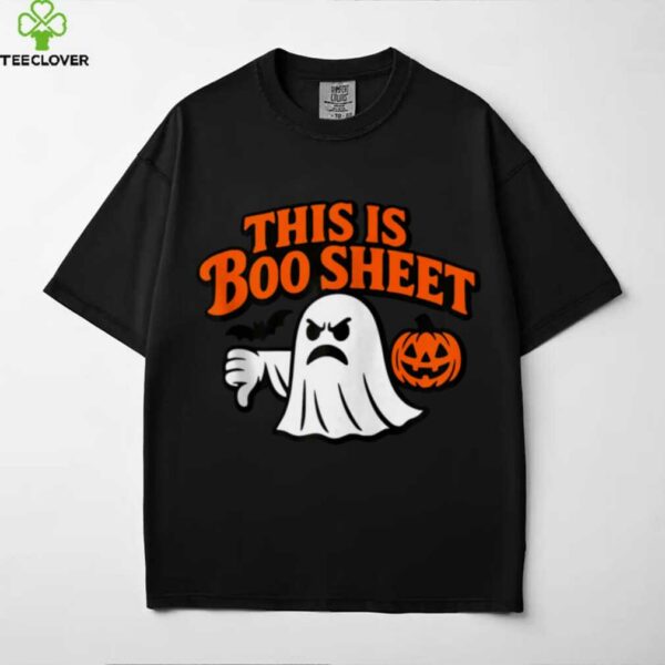 This Is Boo Sheet Hilarious Ghost Pun Halloween Joke Zip Shirt