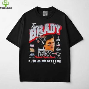 Tom Brady New England Patriots Unveil Statue 6X Super Bowl Champions Shirt