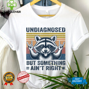 Undiagnosed But Something Ain'T Right Raccoon Meme Shirt