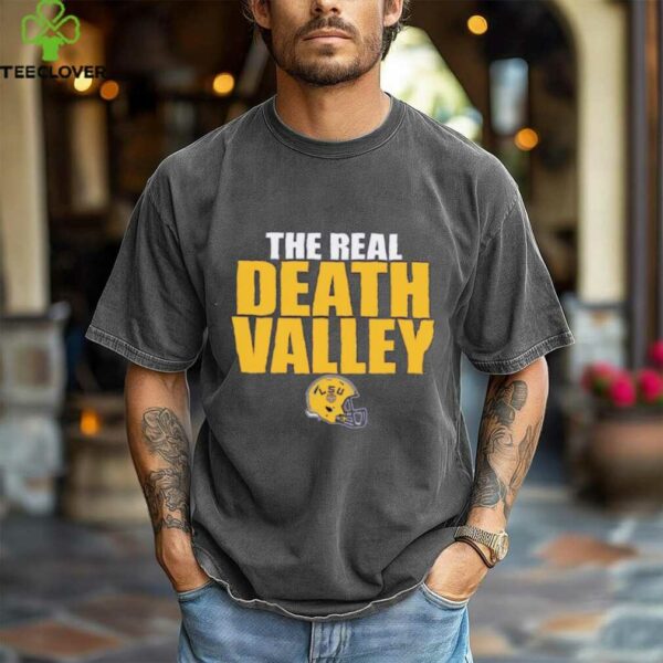 Unisex Blue 84 Purple LSU Tigers The Real Death Valley T Shirt