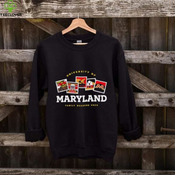 University of Maryland family weekend 2025 shirt