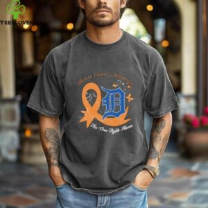 Uterine Cancer Awareness No One Fights Alone Detroit Tigers shirt