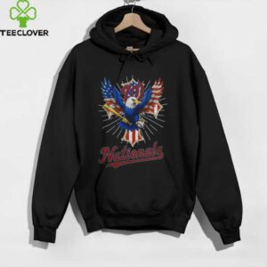 Washington Nationals Eagle Baseball American Flag T Shirt