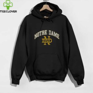 Wes and Willy Notre Dame Fighting Irish Boys Navy Blue Vintage Arch Short Sleeve T Shirt