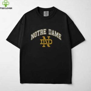 Wes and Willy Notre Dame Fighting Irish Boys Navy Blue Vintage Arch Short Sleeve T Shirt
