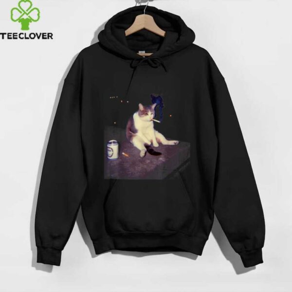 Cigarette Kitten Smoking Cat Meme Stupid Brainrot Shirt