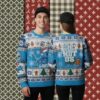 Detroit Lions Aidan Hutchinson One Pride Blue Xmas Party Ugly Sweater