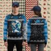 Detroit Lions Real Women Love Football Blue Xmas Party Ugly Sweater