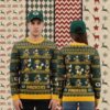 Green Bay Packers Mickey Minnie Xmas Party Ugly Sweater