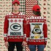 Green Bay Packers Personalized Disney Characters Vintage Christmas Ugly Sweater